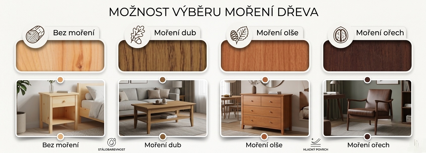 moření nábytek drewmet